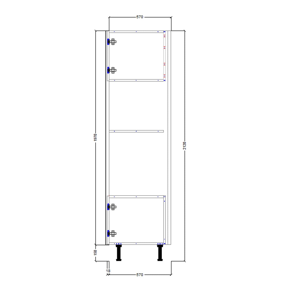 600mm Oven & Microwave Housing