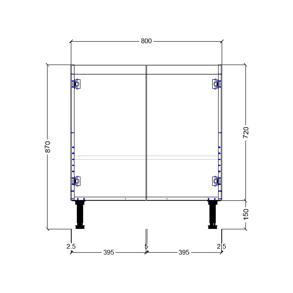 800mm Sink Base Cabinet