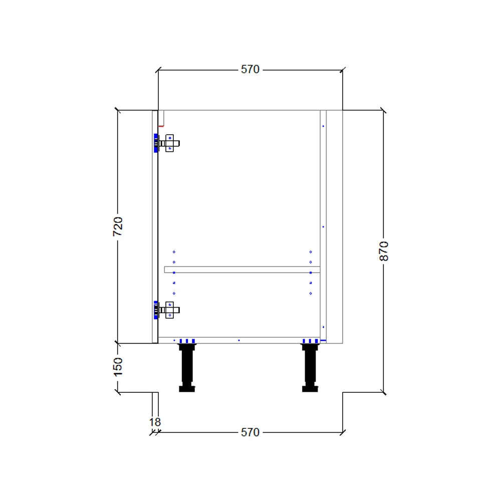 800mm Sink Base Cabinet