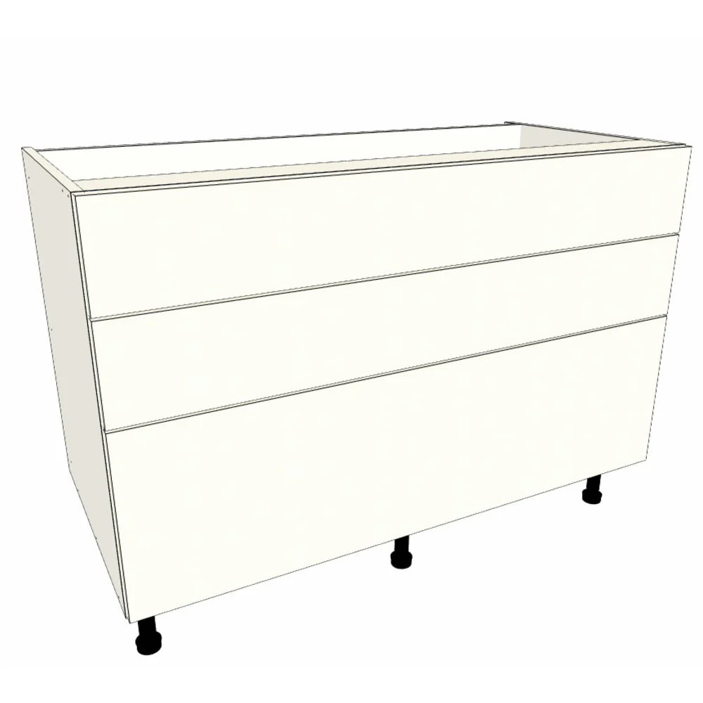 1200mm 3 Drawer Base Cabinet