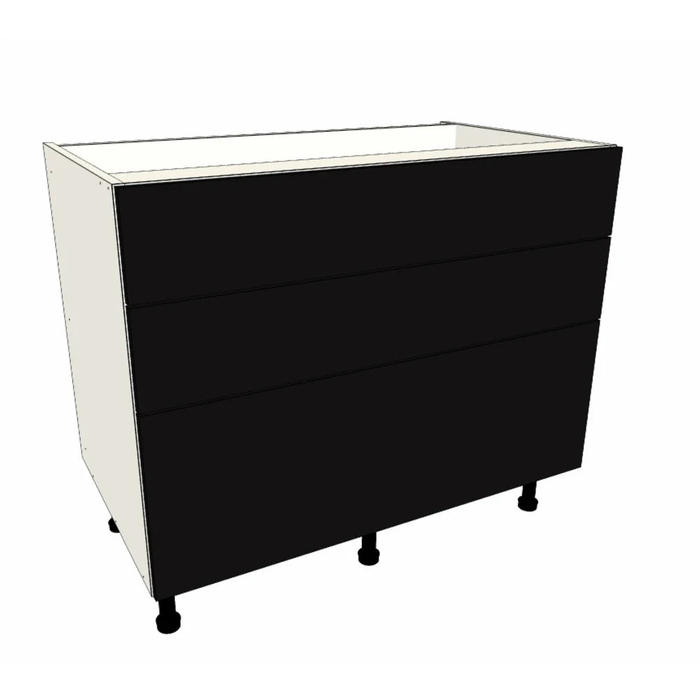 1000mm 3 Drawer Base Cabinet
