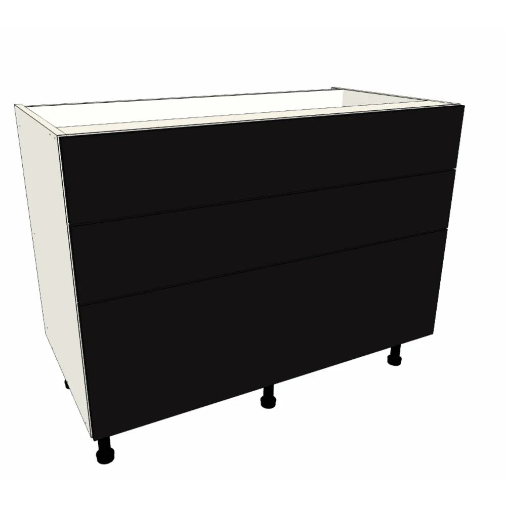 1100mm 3 Drawer Base Cabinet