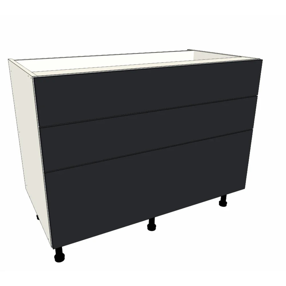 1100mm 3 Drawer Base Cabinet