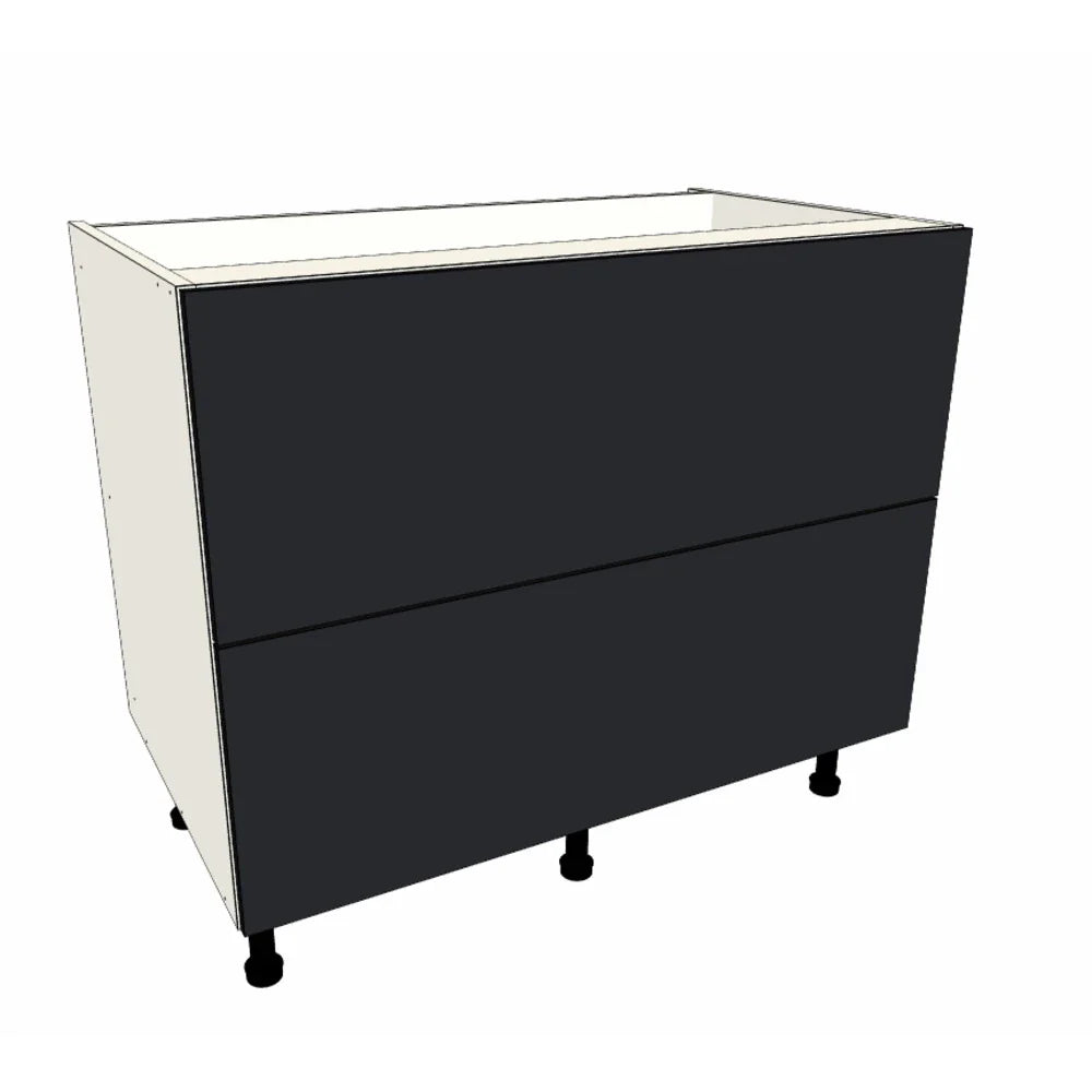 1000mm 2 Drawer Base Cabinet