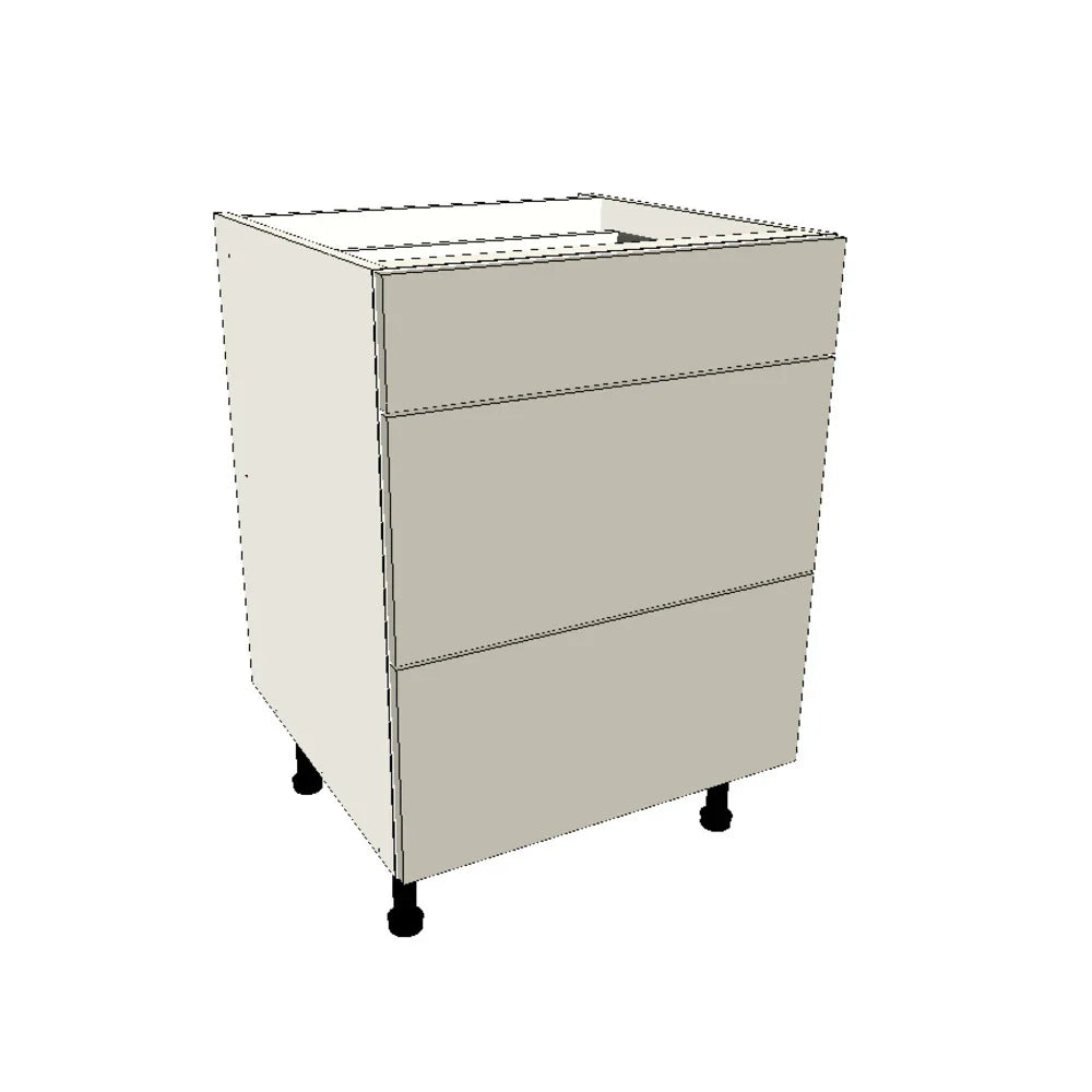 600mm 3 Drawer Base Cabinet