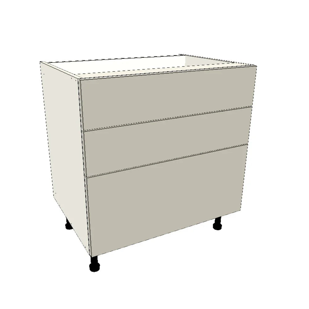 800mm 3 Drawer Base Cabinet