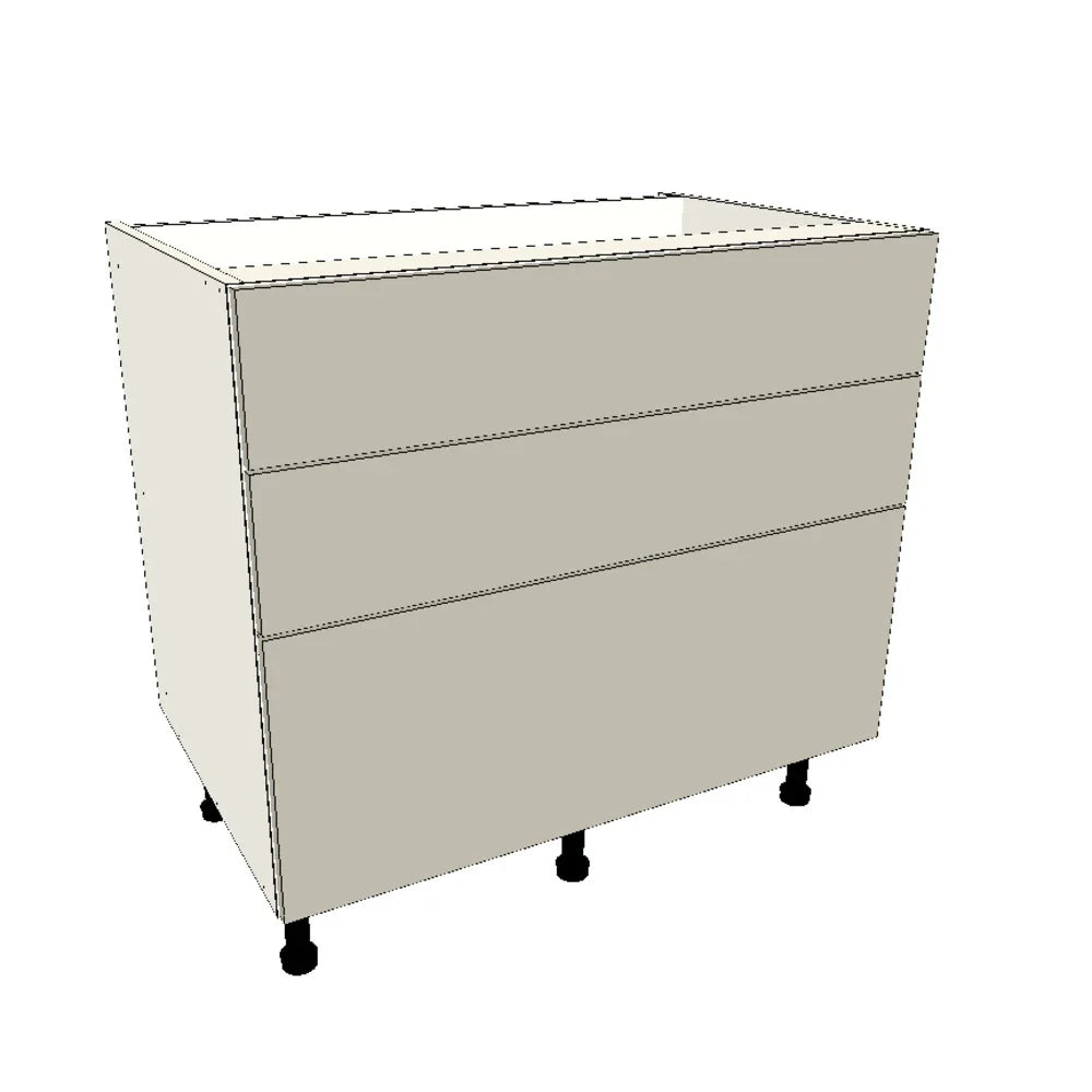 900mm 3 Drawer Base Cabinet