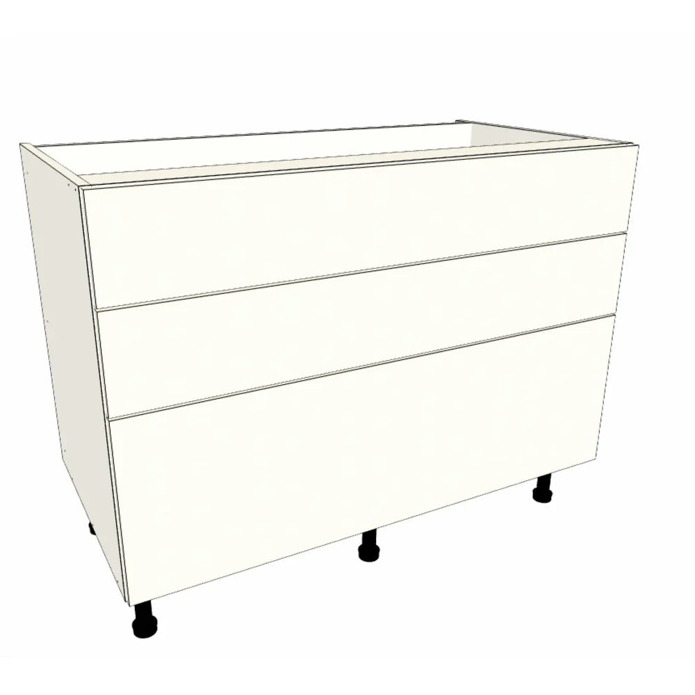 1100mm 3 Drawer Base Cabinet