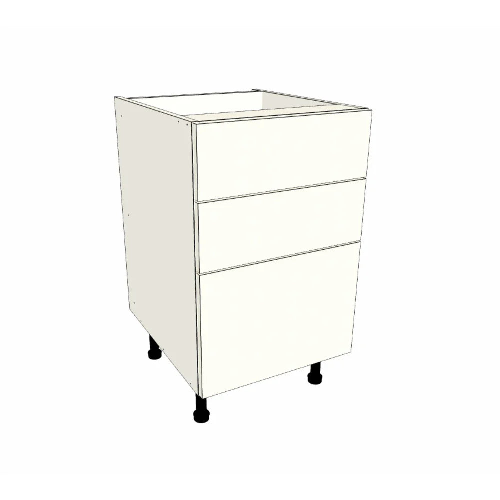 500mm 3 Drawer Base Cabinet