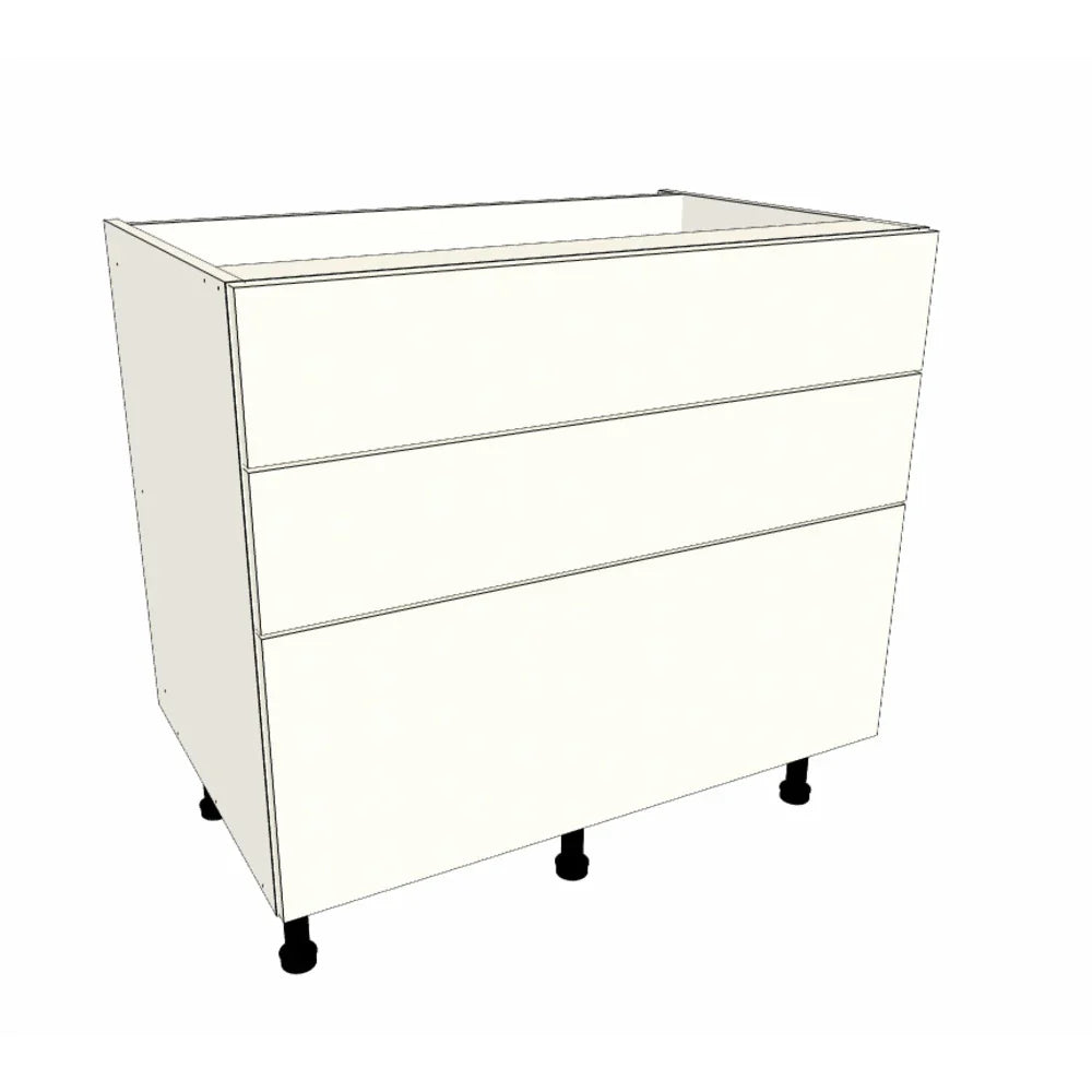900mm 3 Drawer Base Cabinet