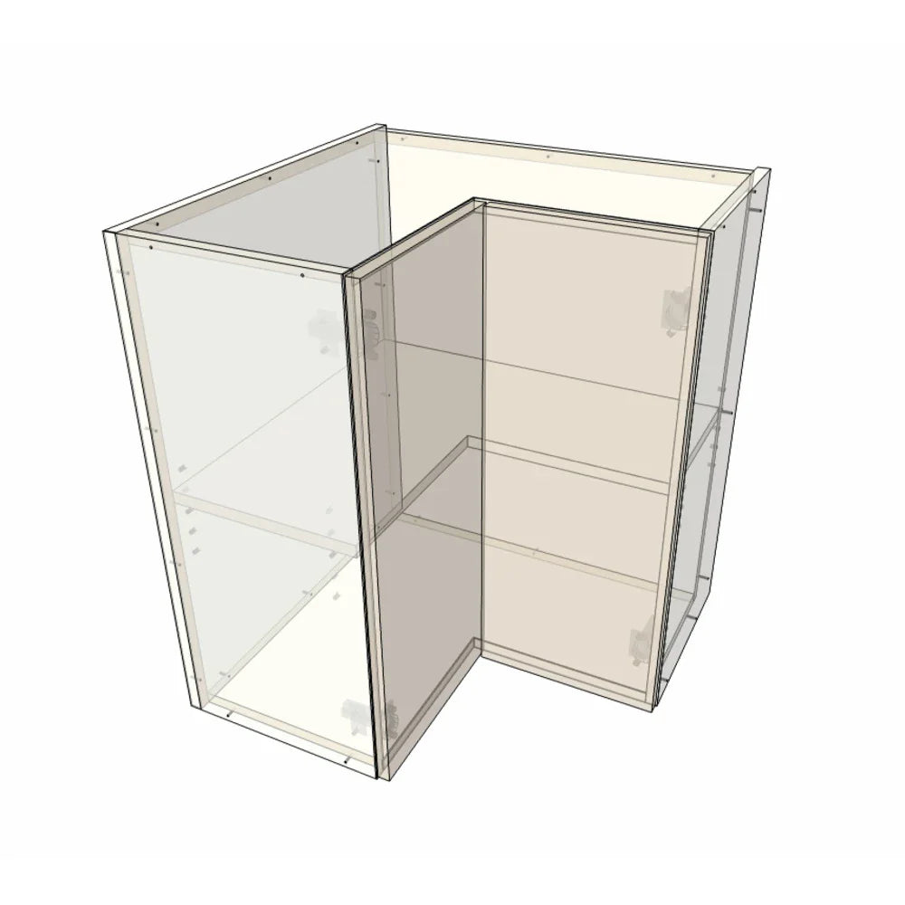 600mm L Corner Wall Cabinet