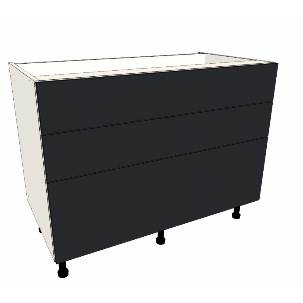 1100mm 3 Drawer Base Cabinet