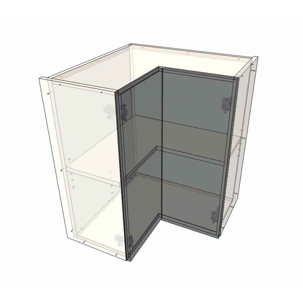 600mm L Corner Wall Cabinet