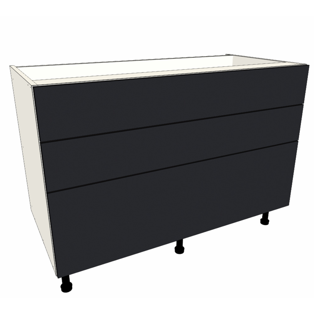 1200mm 3 Drawer Base Cabinet