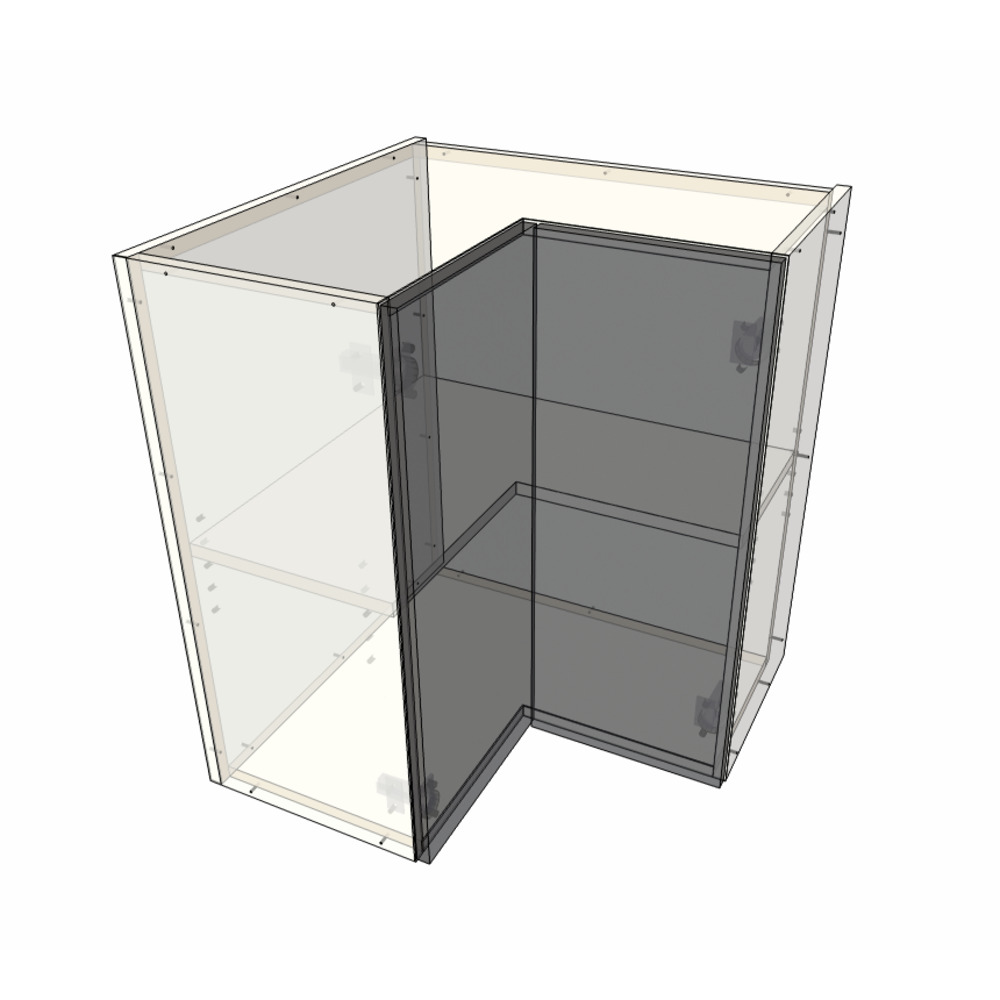 600mm L Corner Wall Cabinet