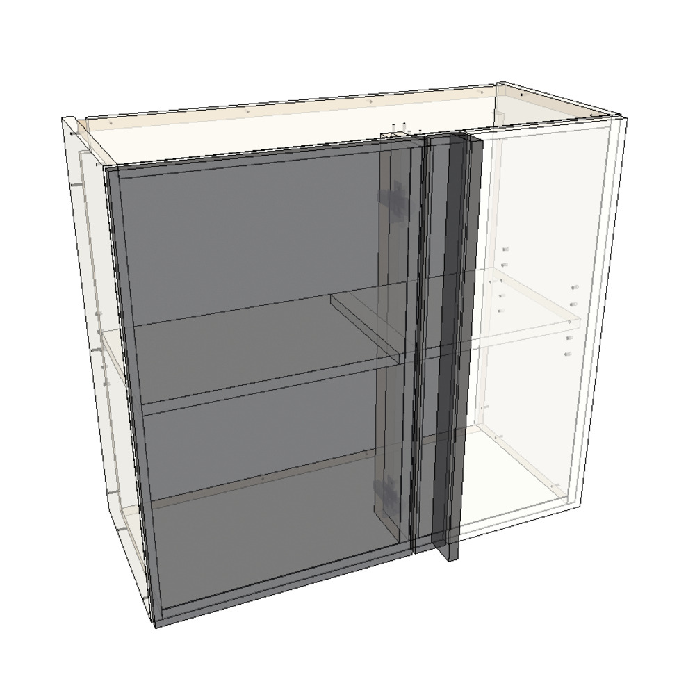 900mm Wall Corner Cabinet