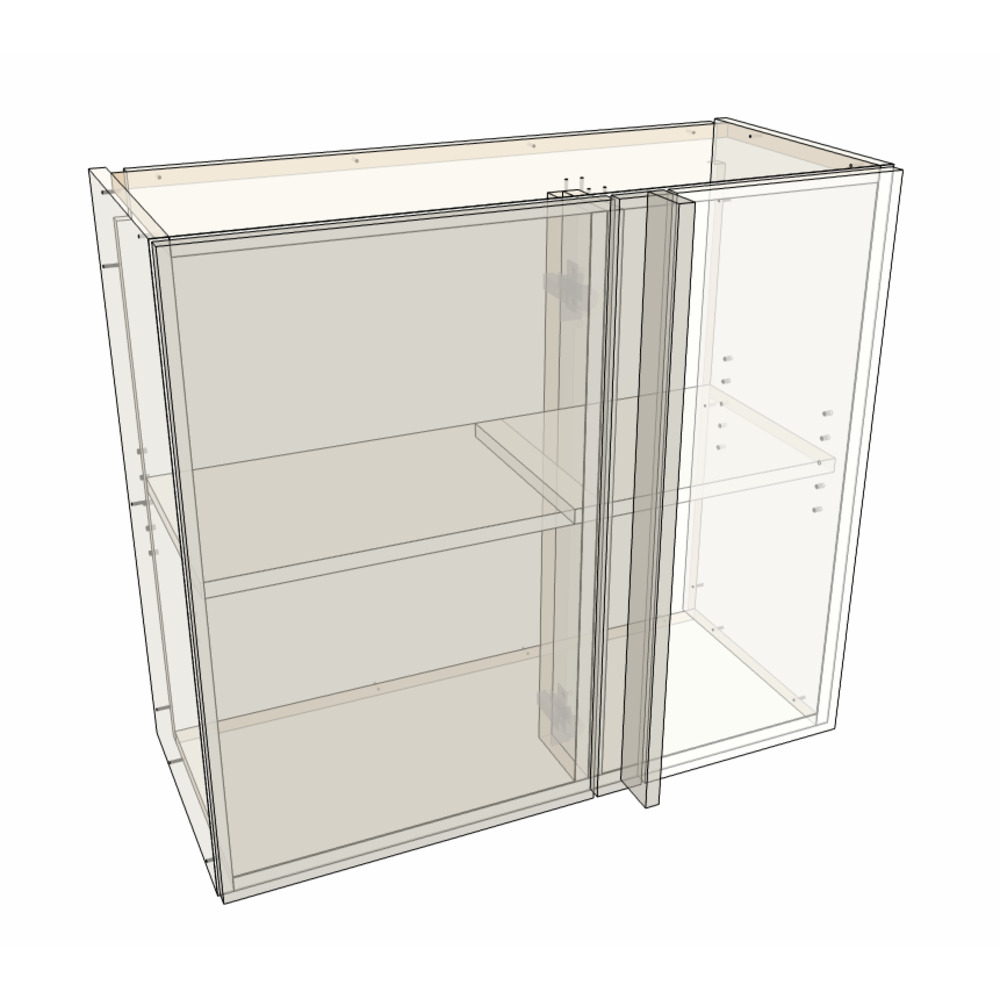 900mm Wall Corner Cabinet