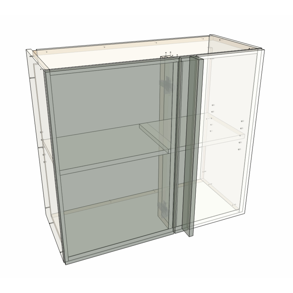 900mm Wall Corner Cabinet